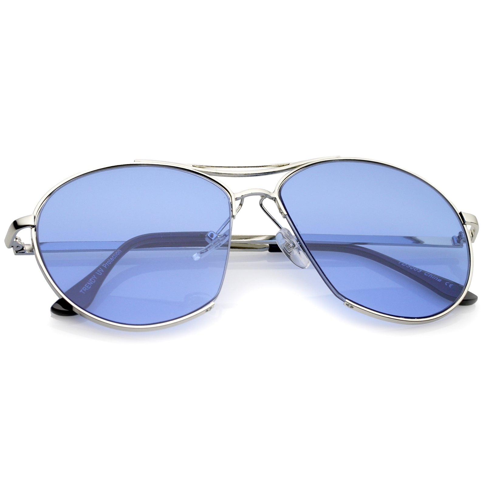 Silver / Blue