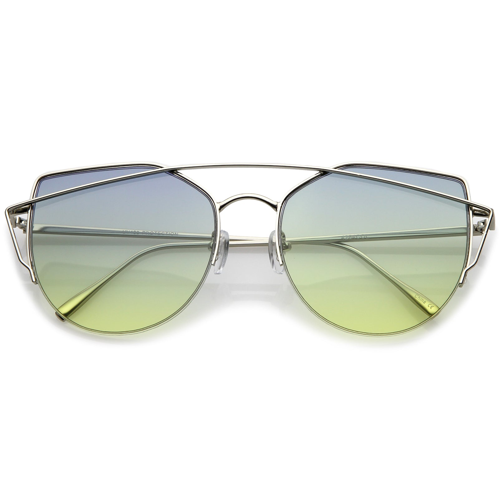 Silver / Green-Yellow