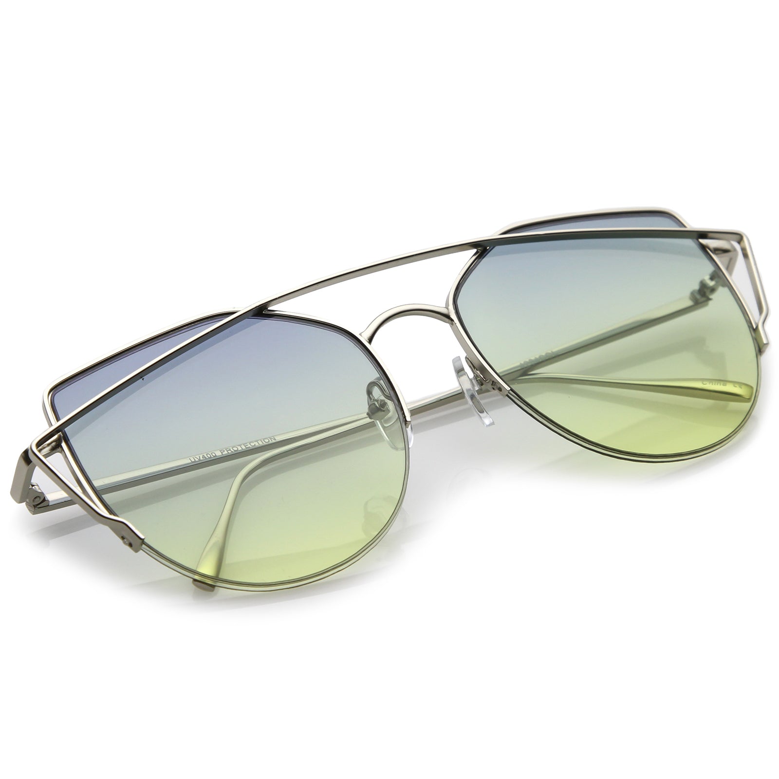 Silver / Green-Yellow