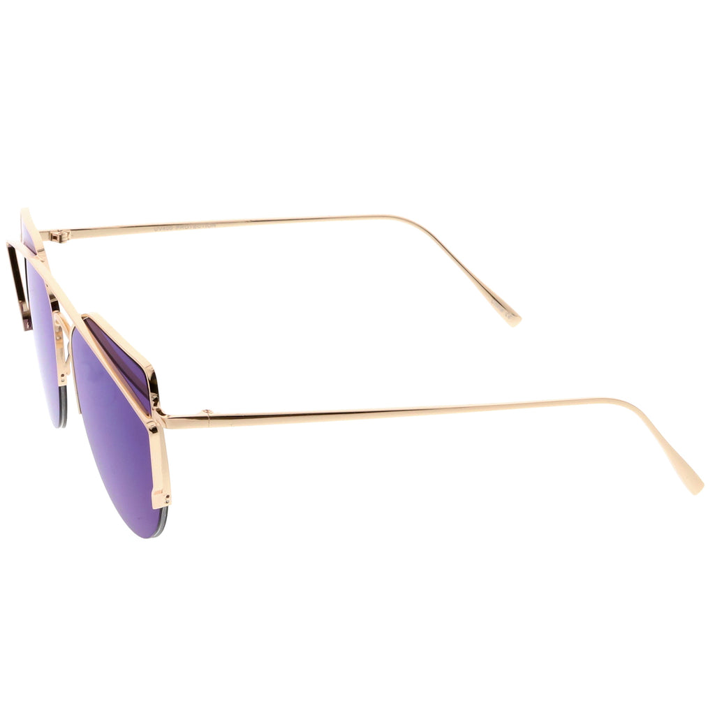 Gold / Blue Mirror