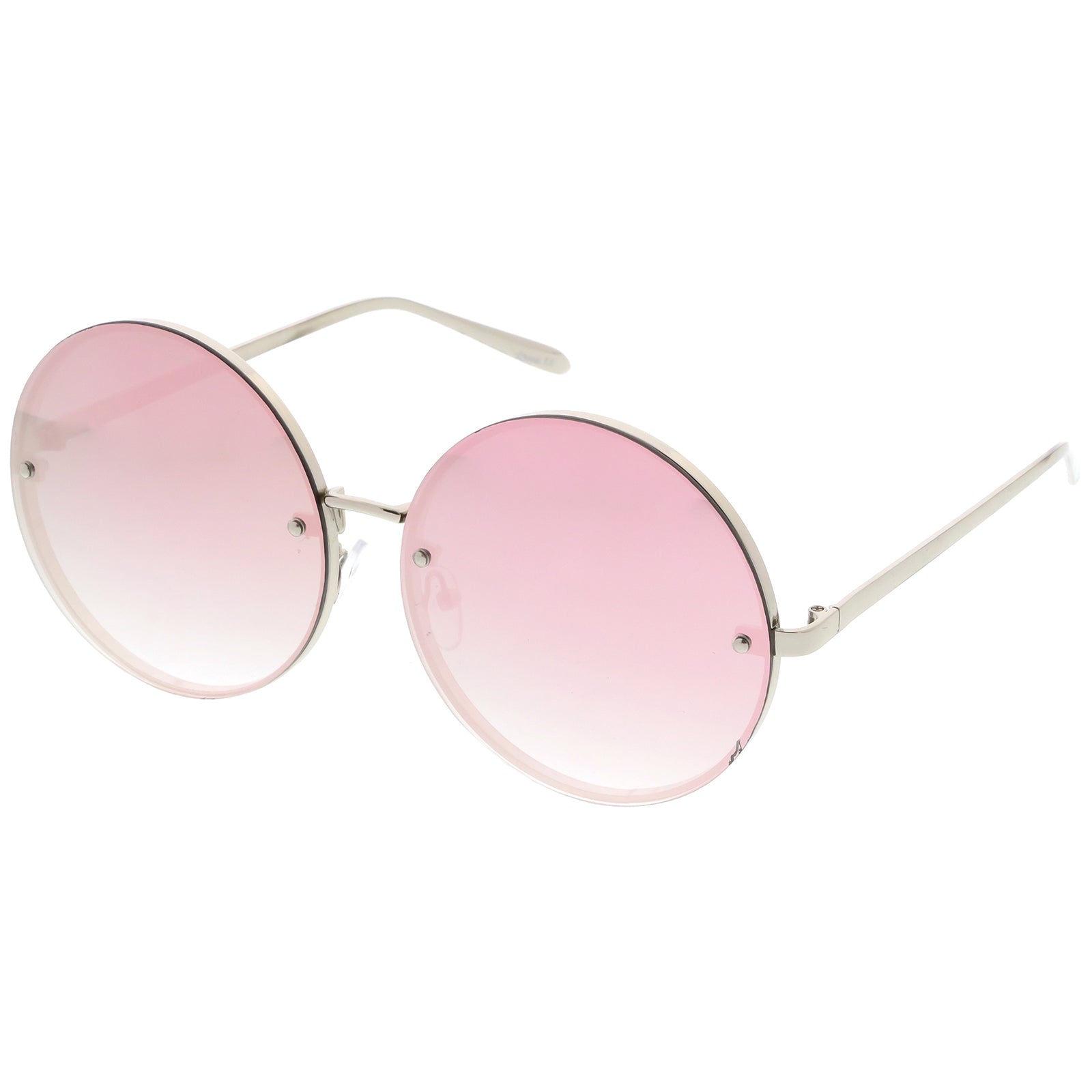 Silver / Pink Mirror