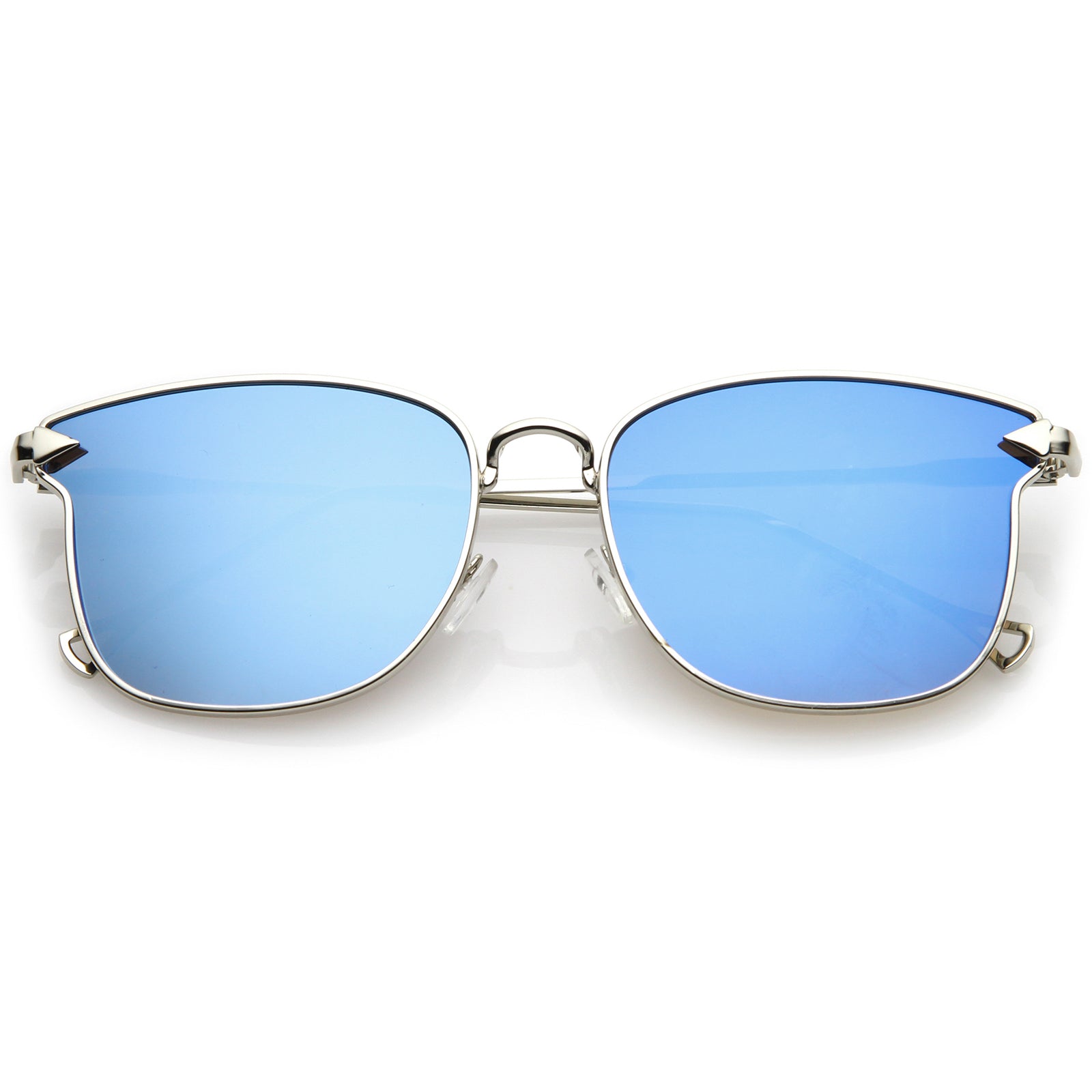 Silver / Blue Mirror