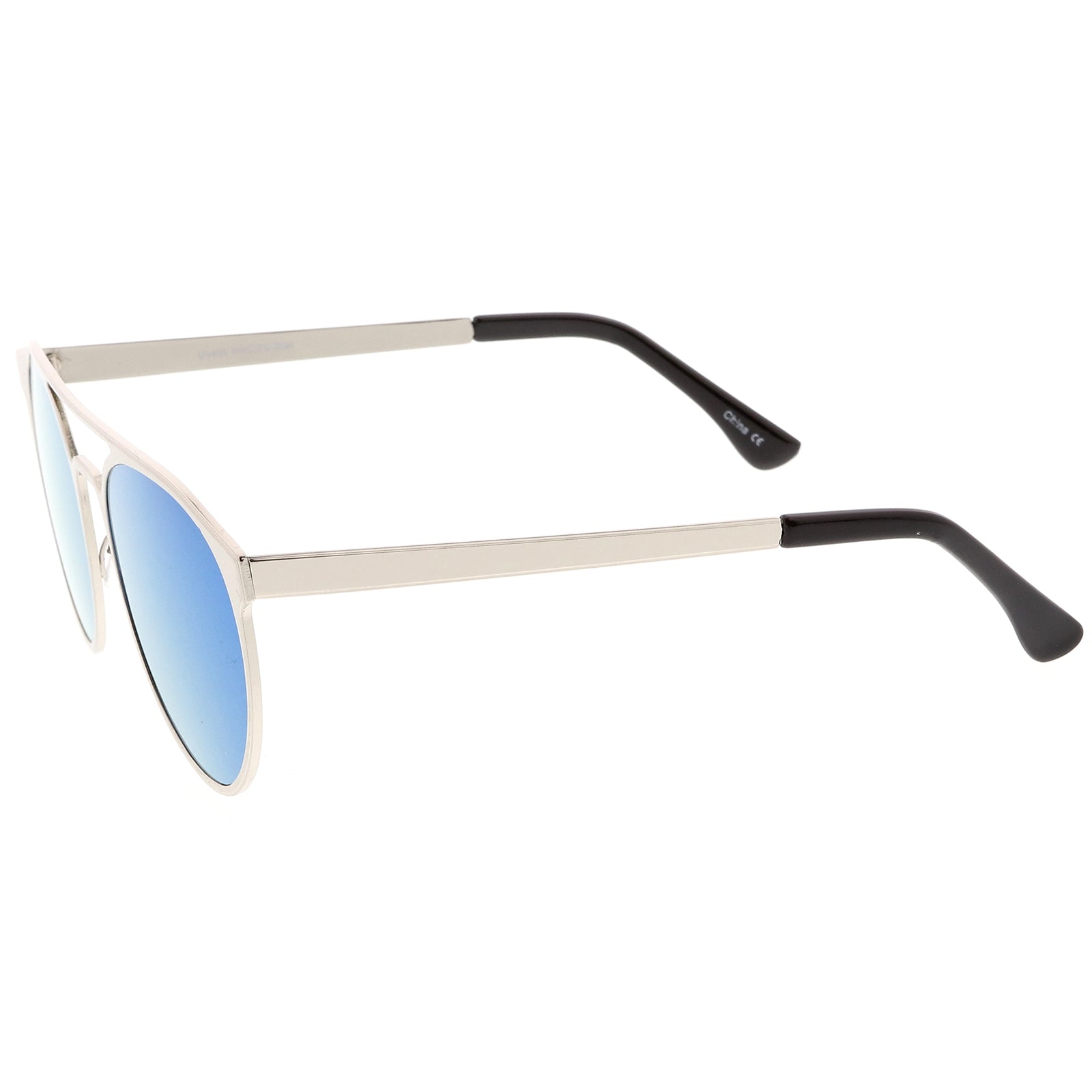 Silver / Blue Mirror
