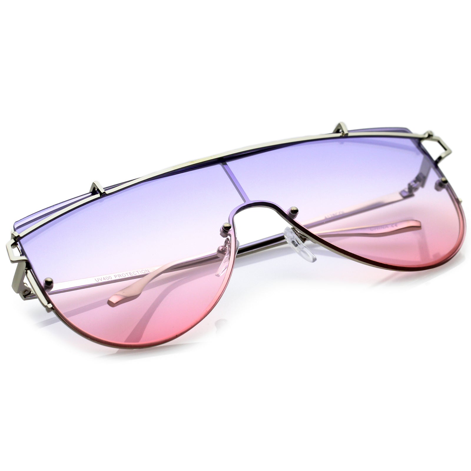 Silver / Purple-Pink