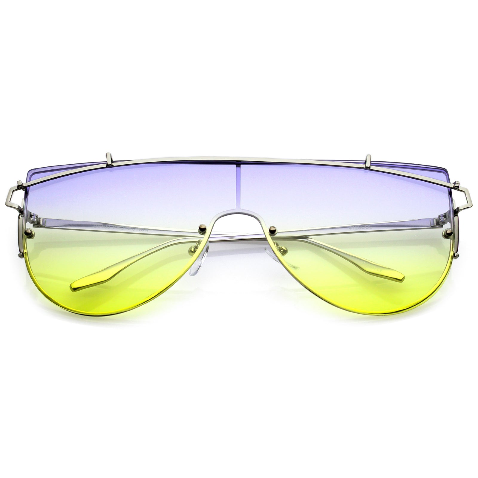 Silver / Blue-Yellow