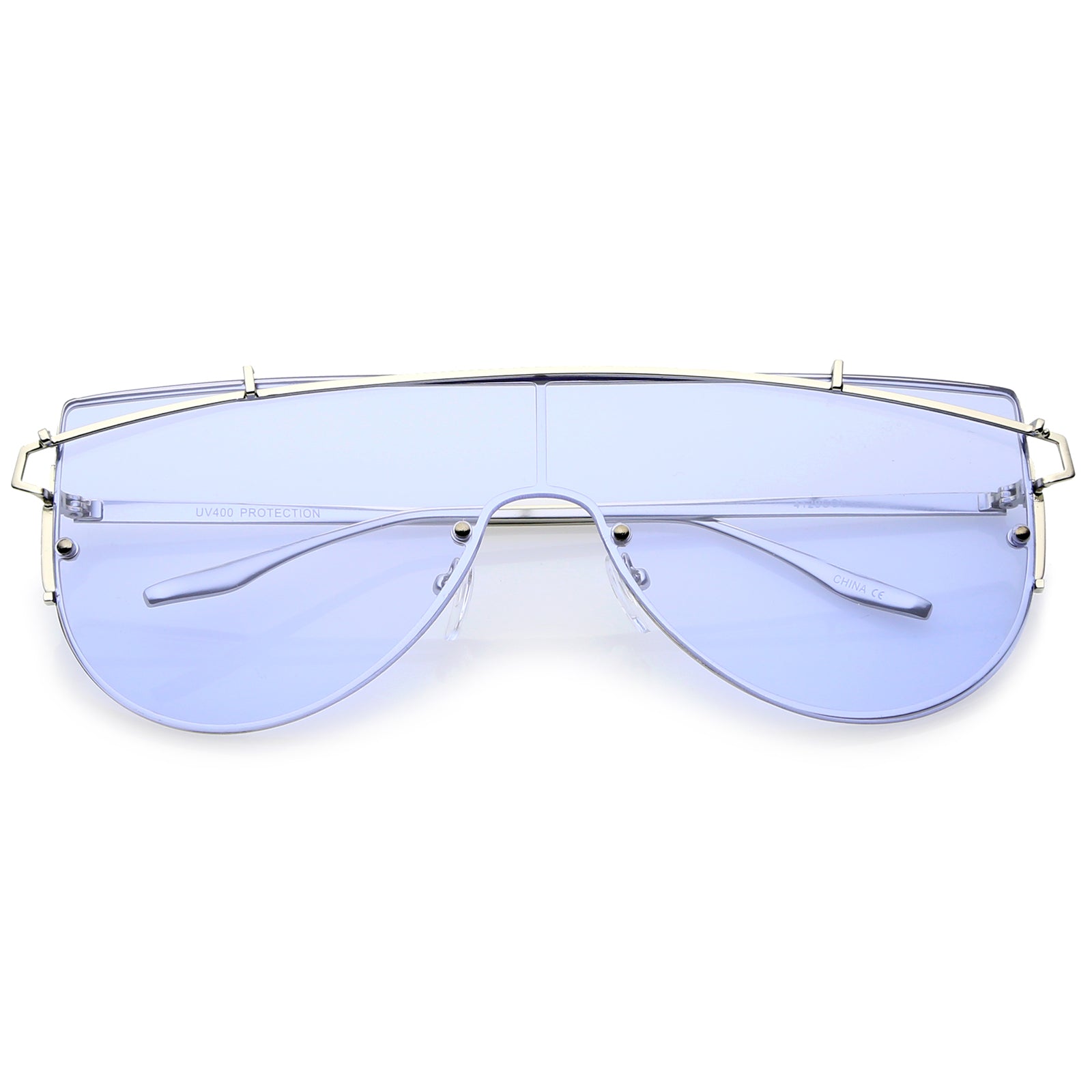 Silver / Blue