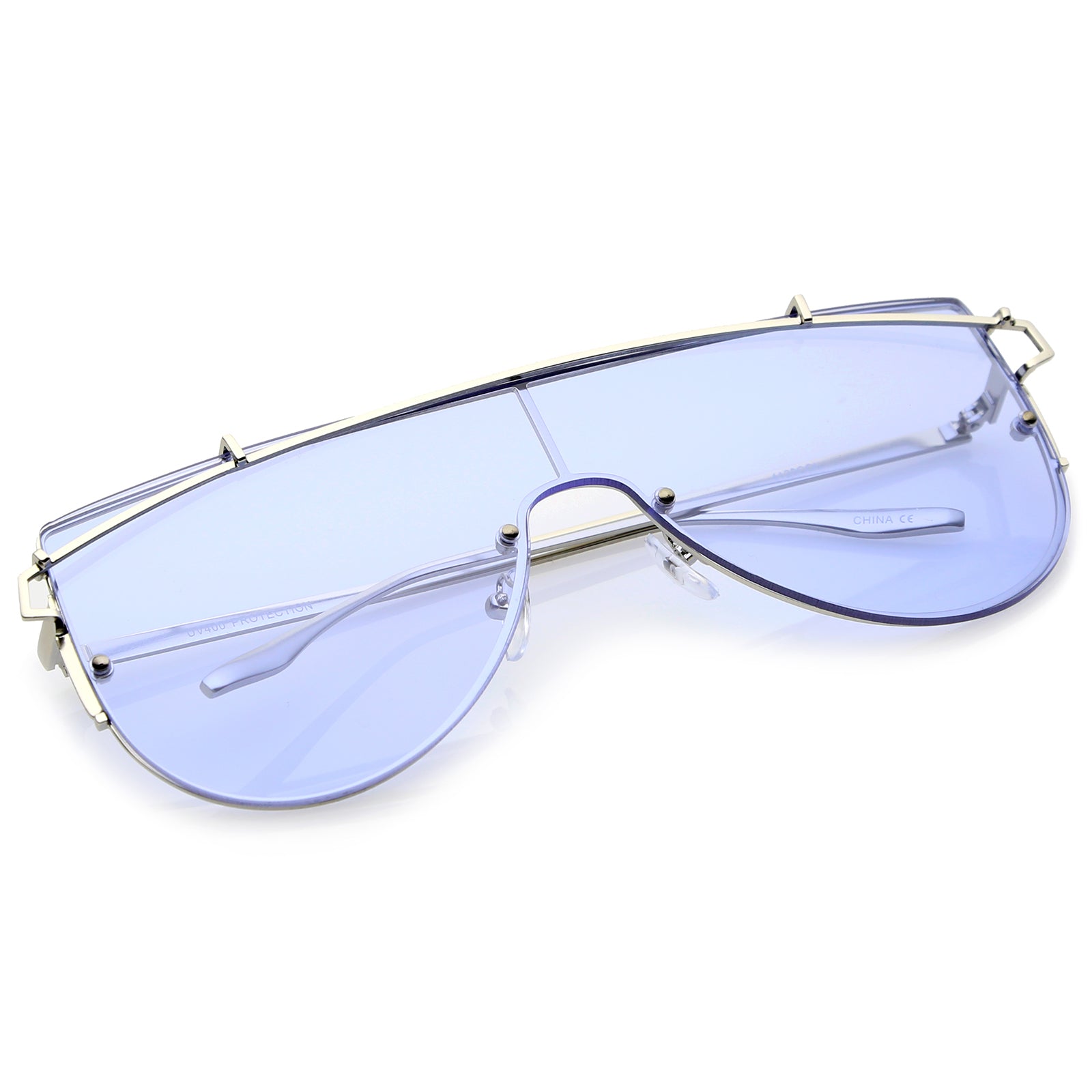 Silver / Blue