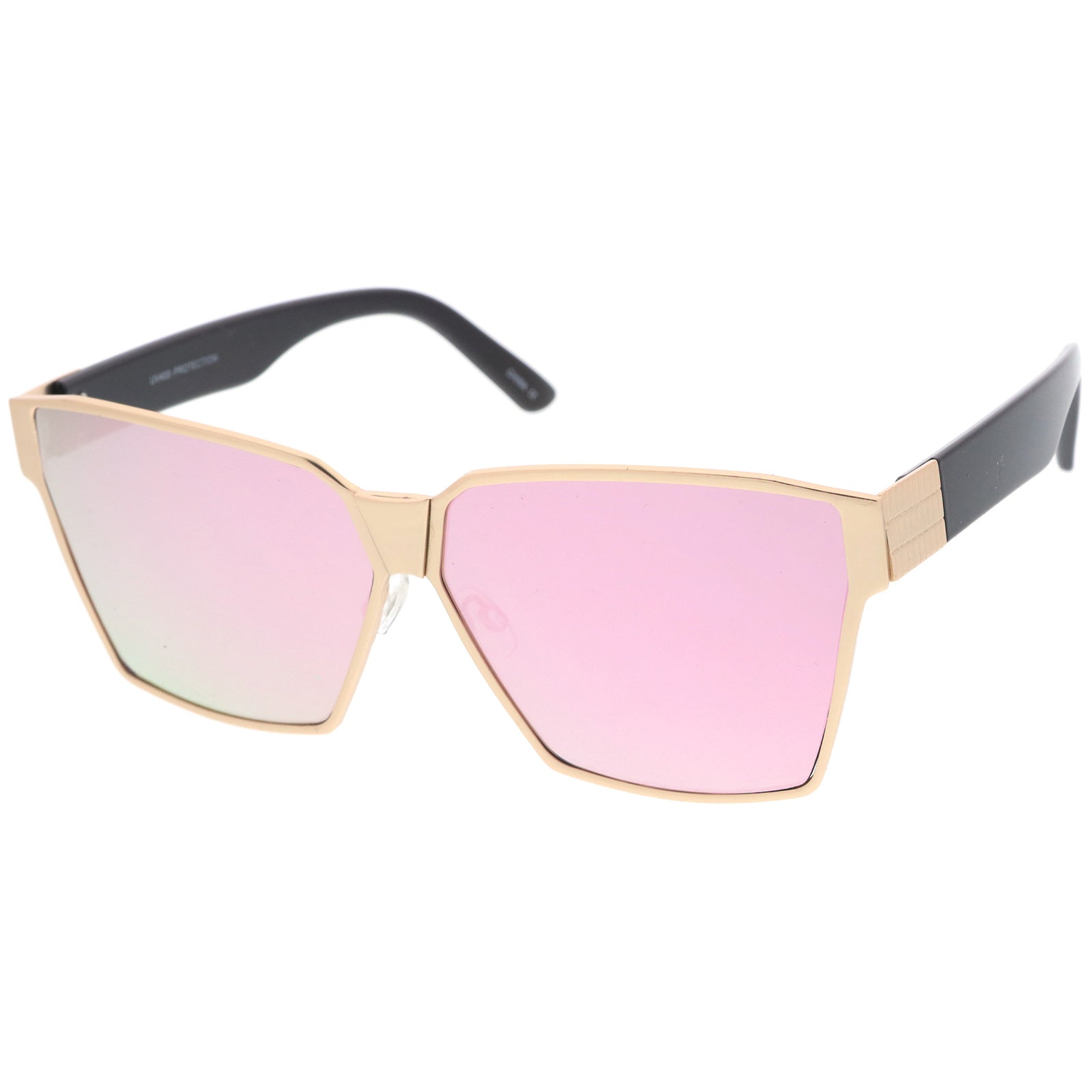 Matte Gold-Black / Pink Mirror