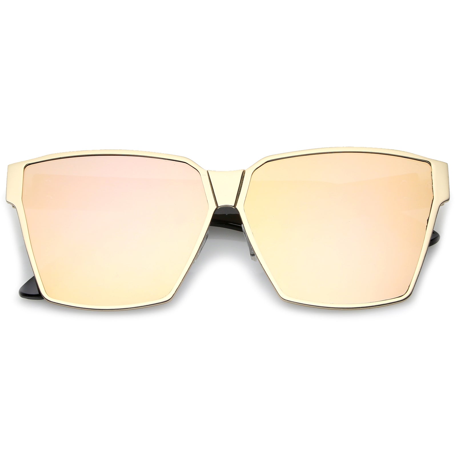 Matte Gold-Black / Peach Mirror