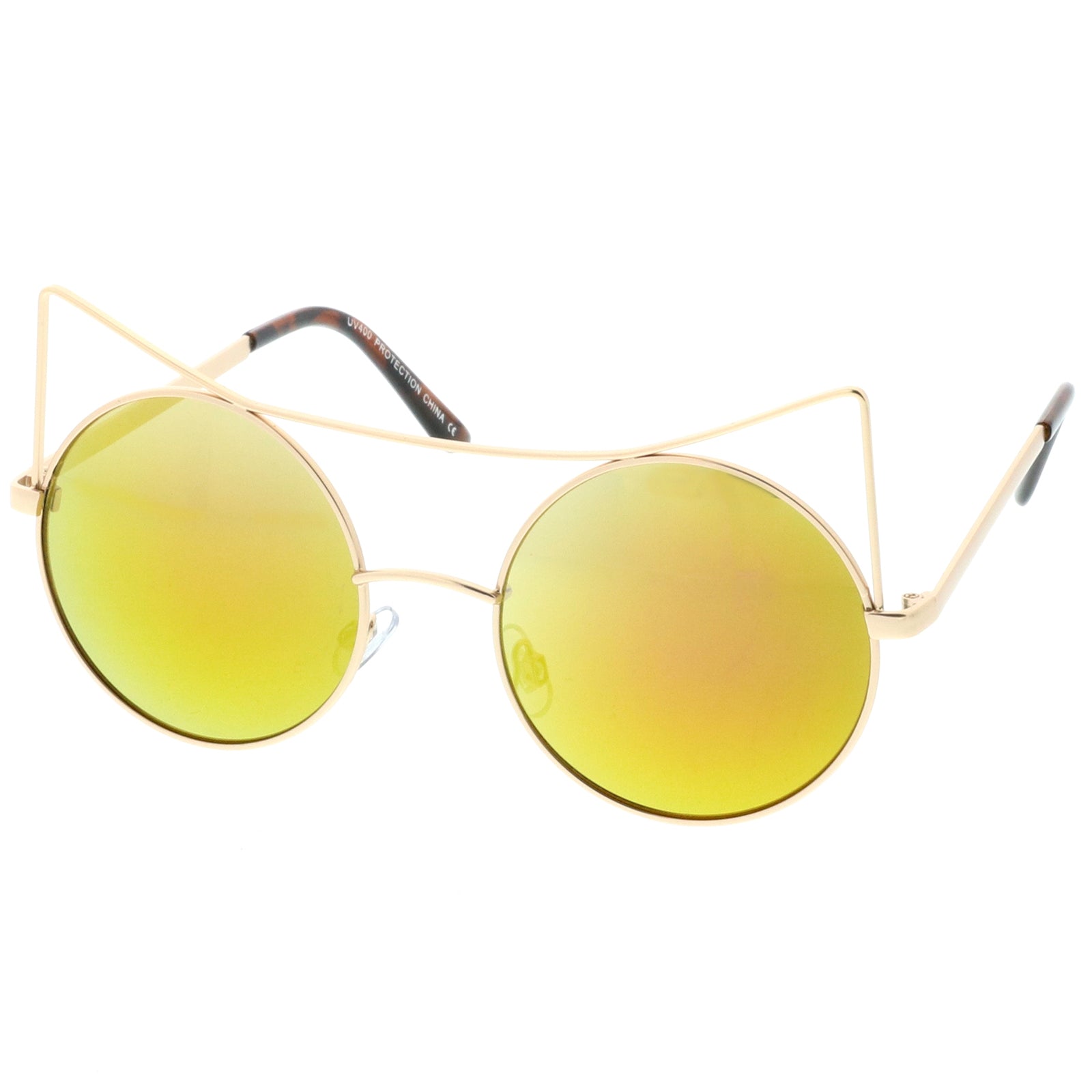 Gold / Yellow Pink Mirror