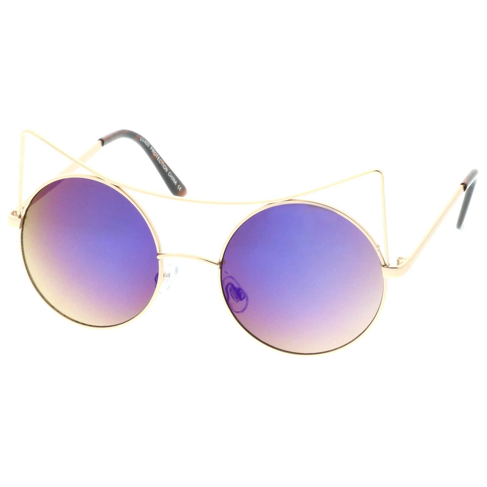 Gold / Blue Mirror