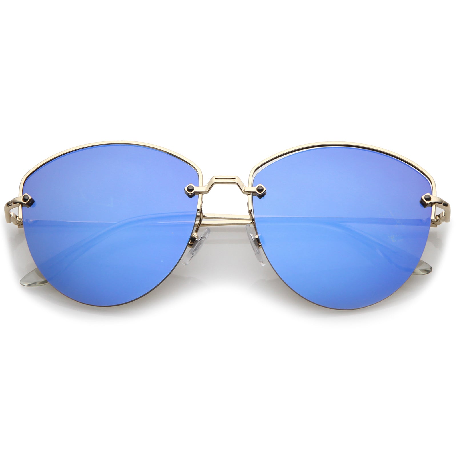 Gold / Blue Mirror