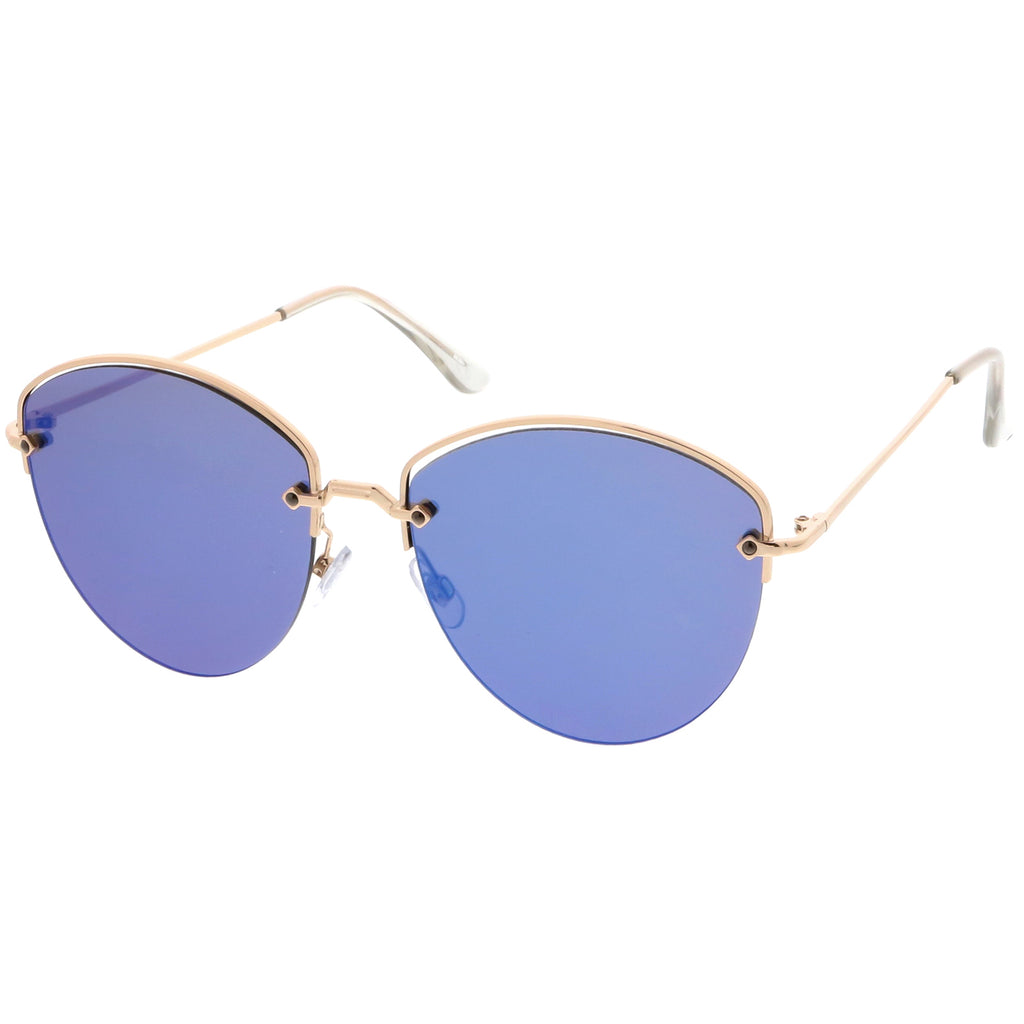 Gold / Blue Mirror