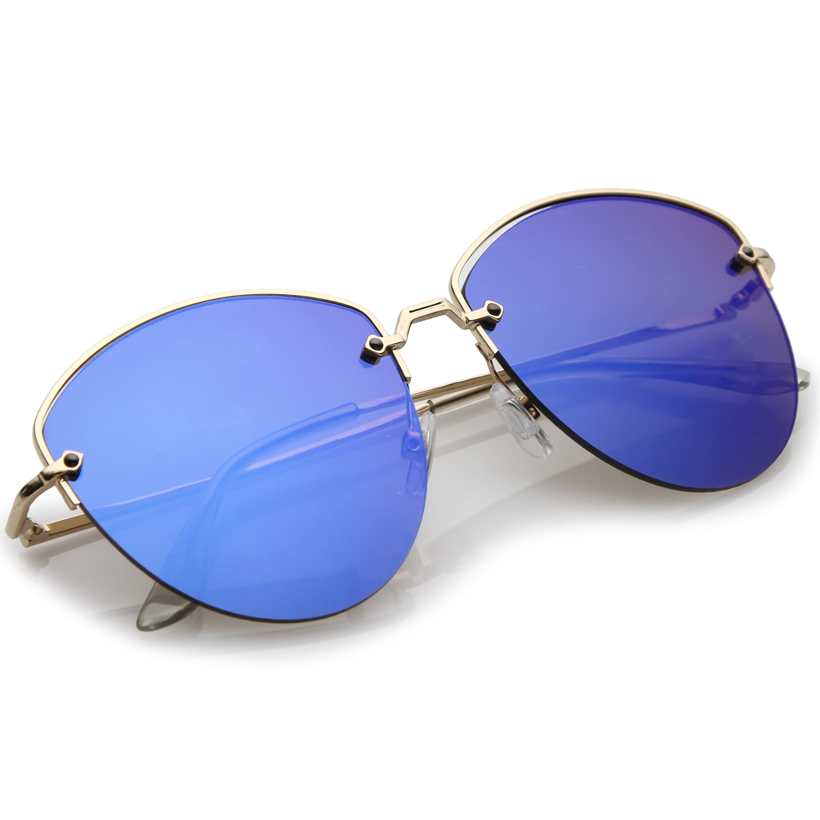 Gold / Blue Mirror