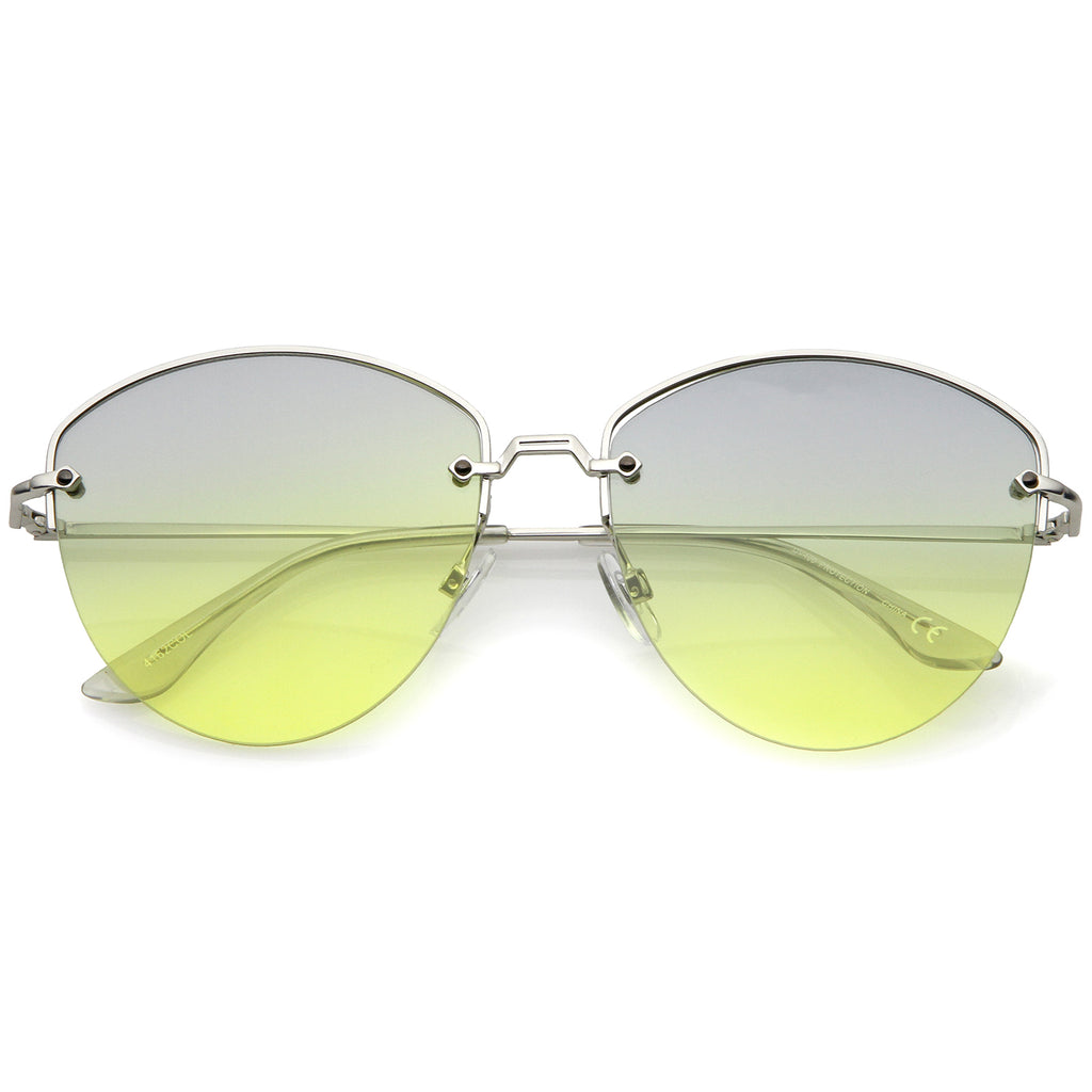 Silver / Blue-Yellow