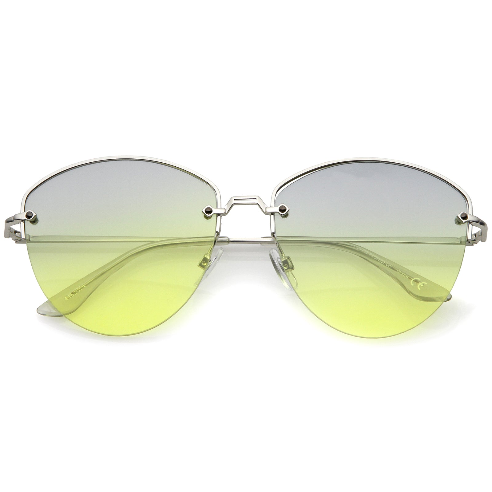 Silver / Blue-Yellow