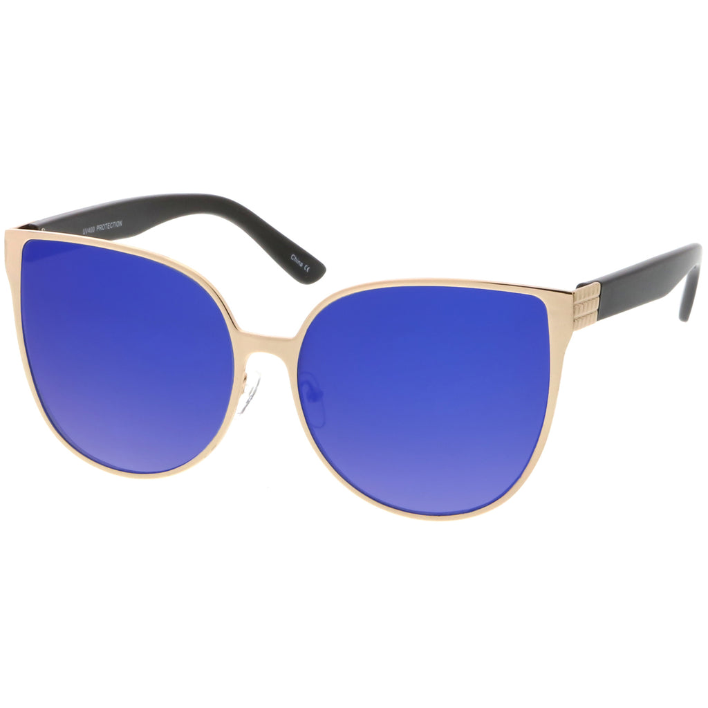 Gold / Blue Mirror