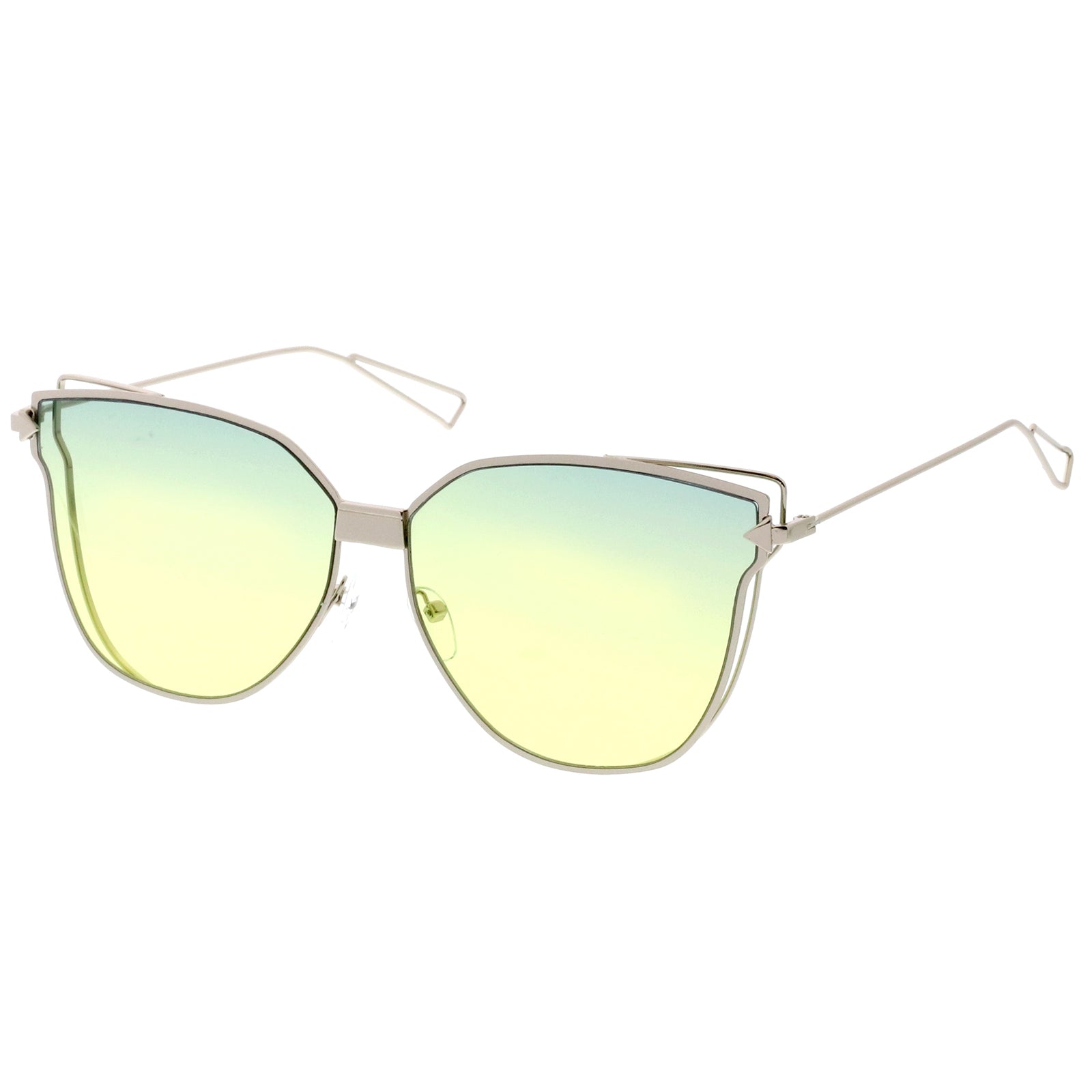 Silver / Green Yellow