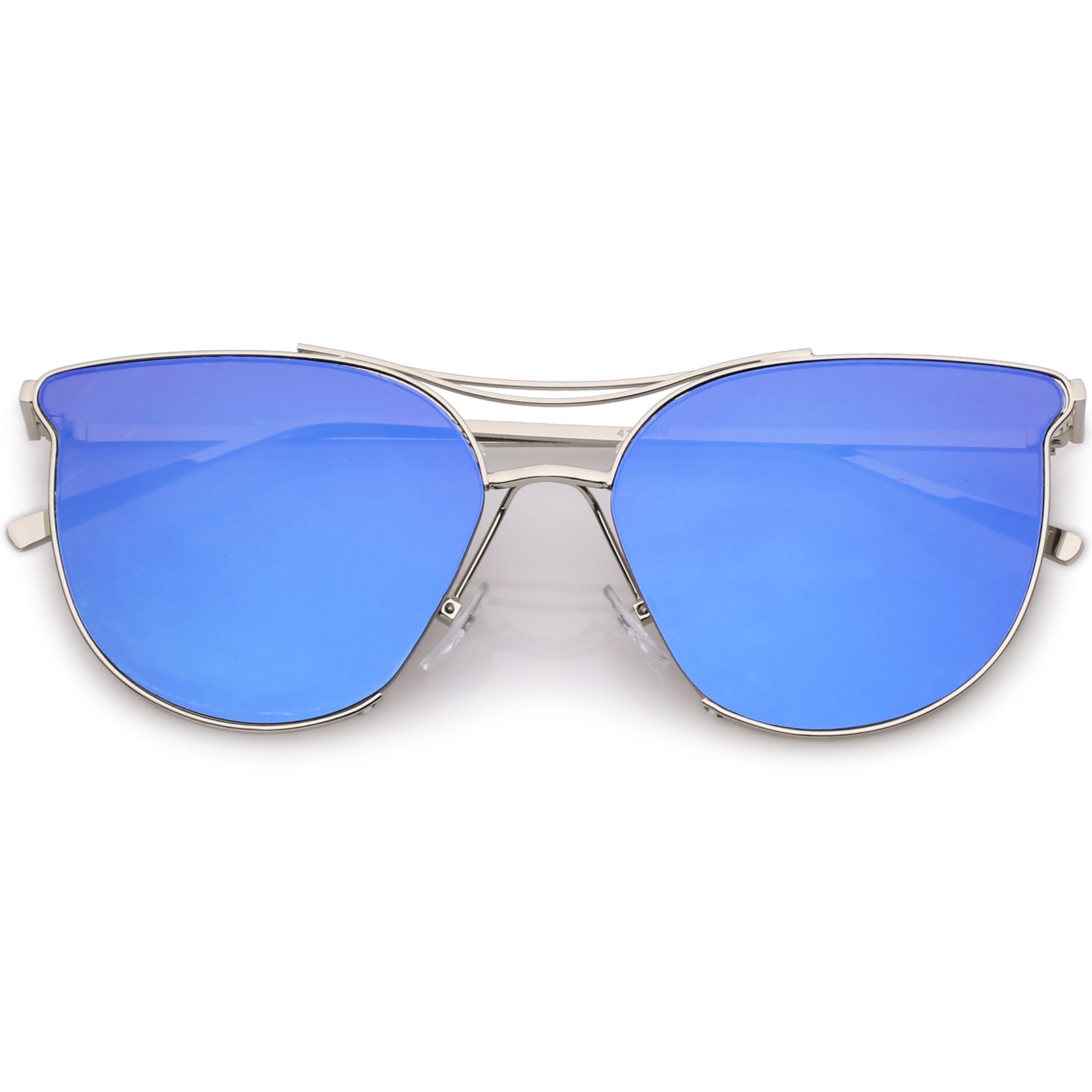 Silver / Blue Mirror