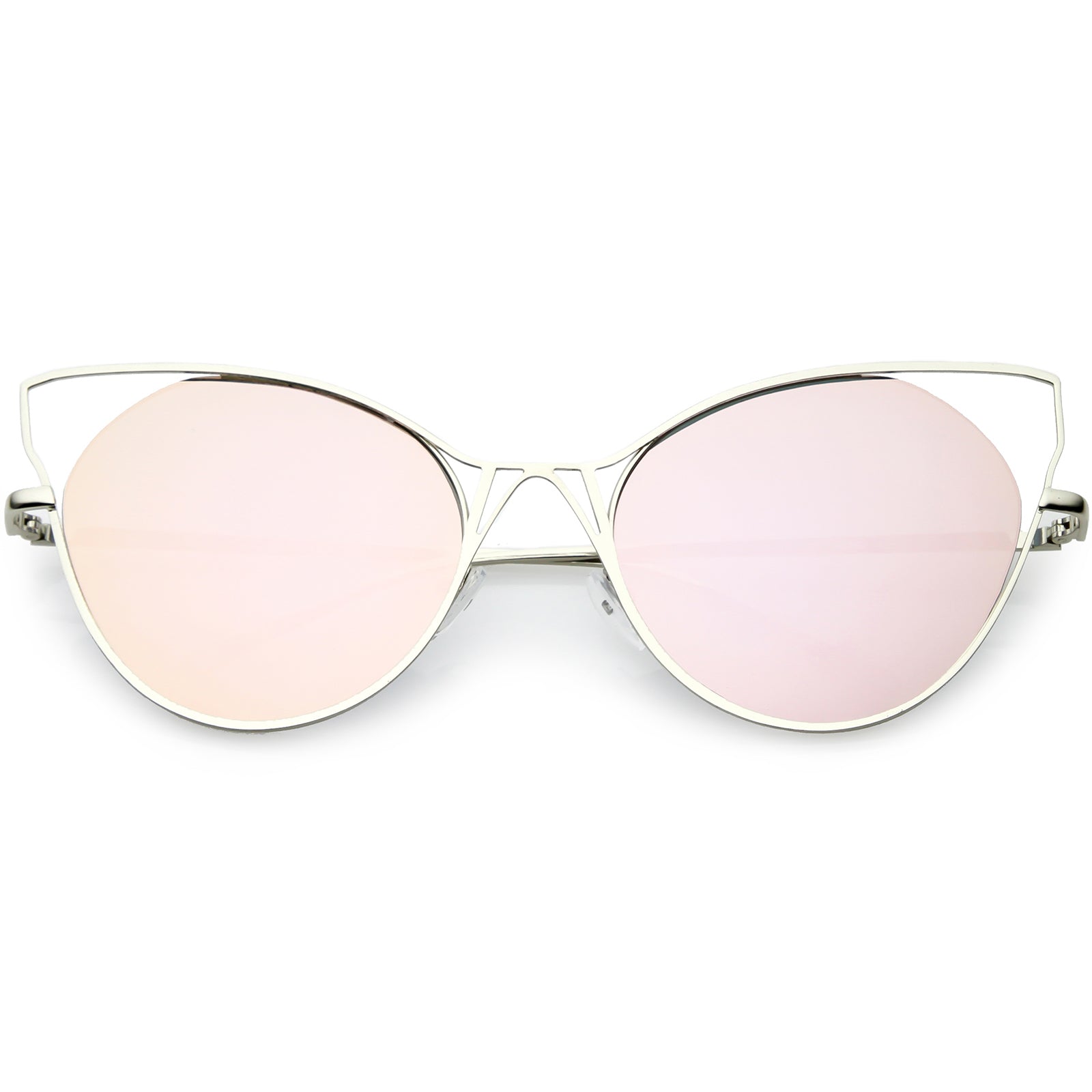 Silver / Pink Mirror