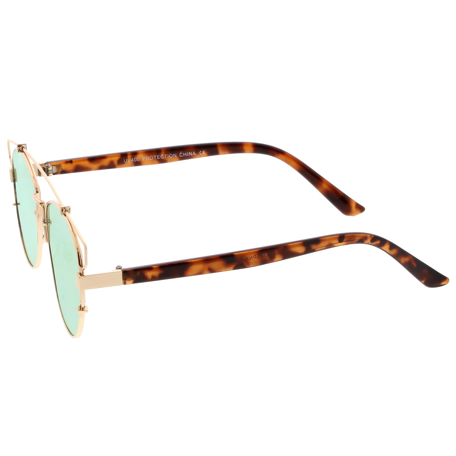 Gold-Tortoise / Pink Mirror