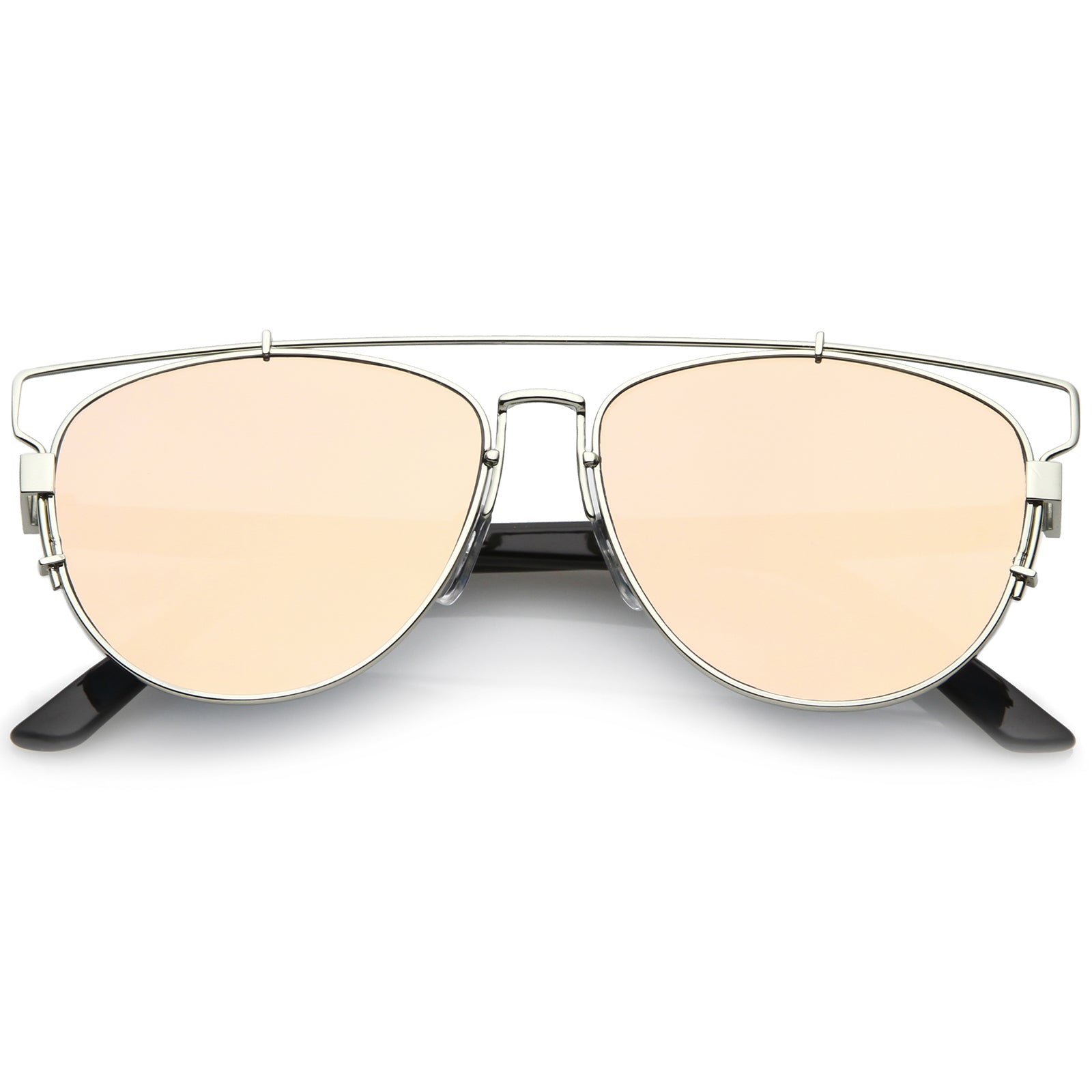 Silver-Black / Pink Mirror