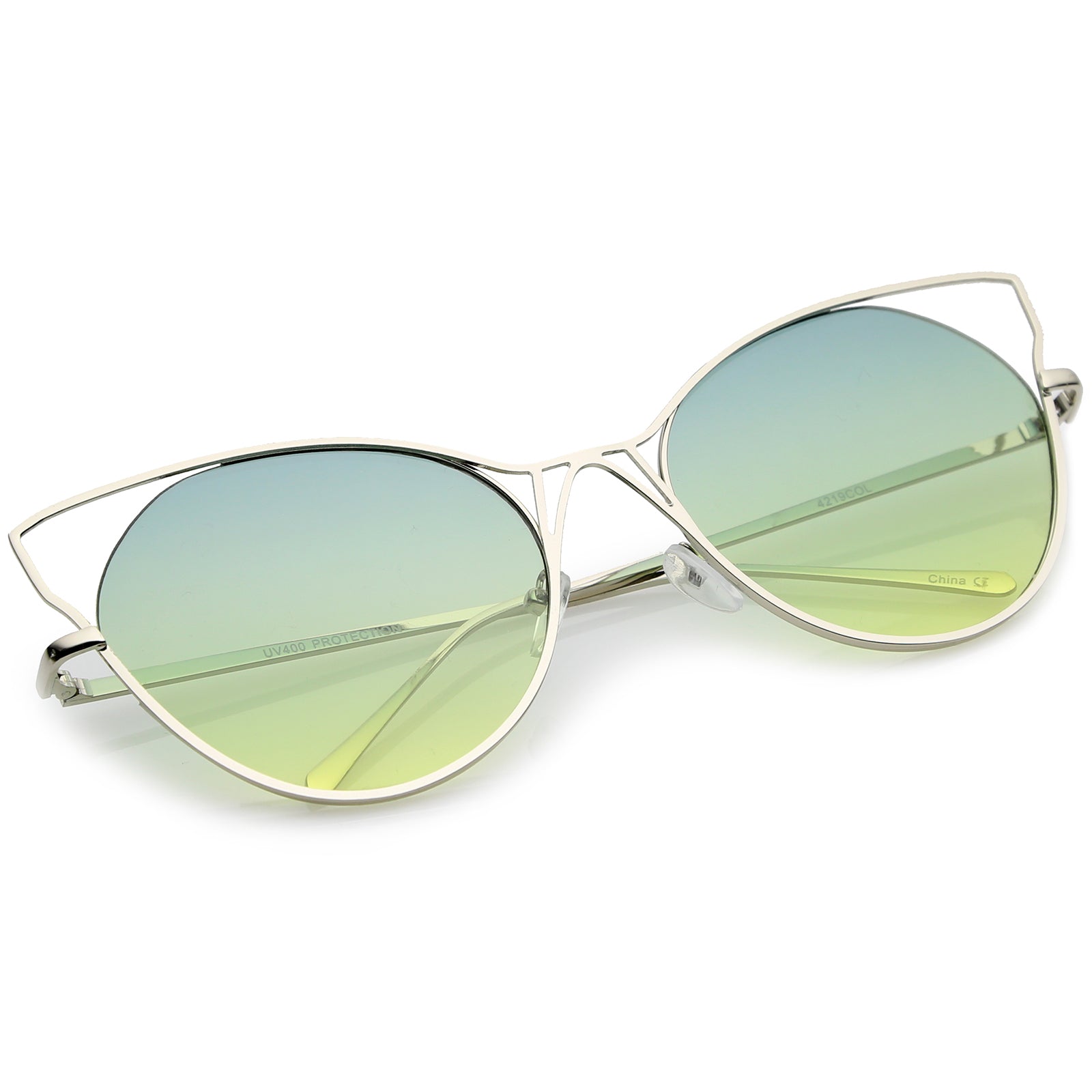 Silver / Green-Yellow