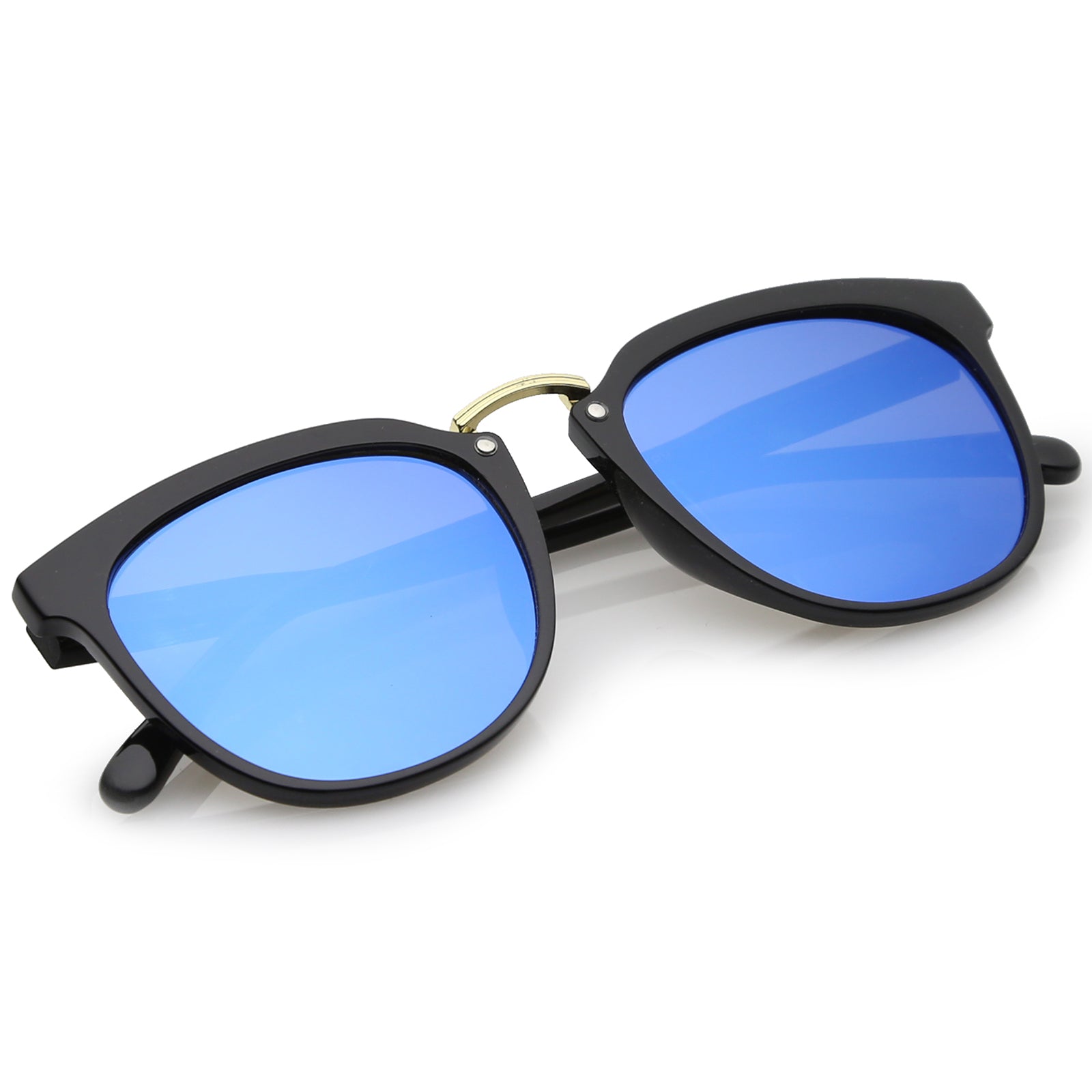Black-Gold / Blue Mirror
