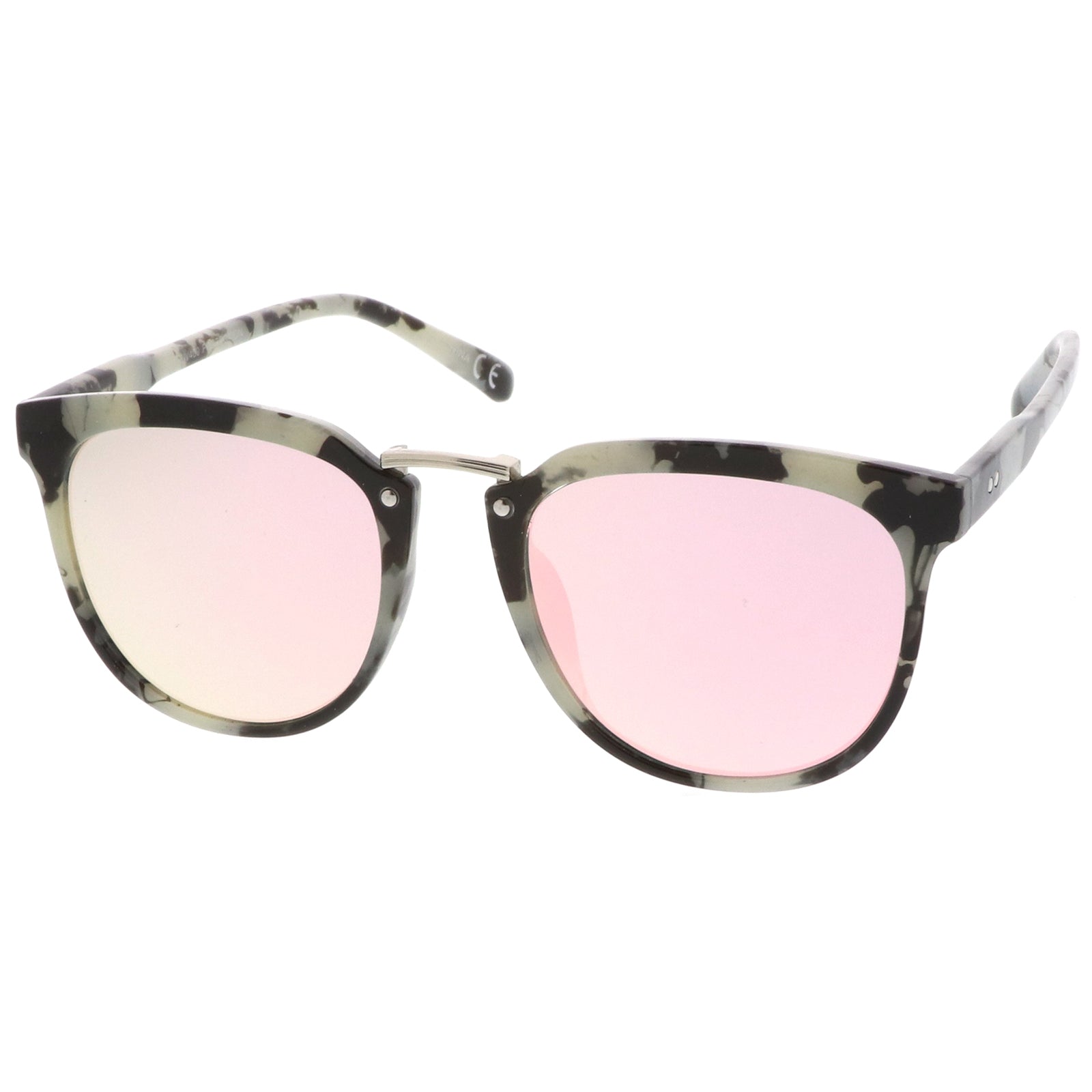 Black-White Marble / Pink Mirror