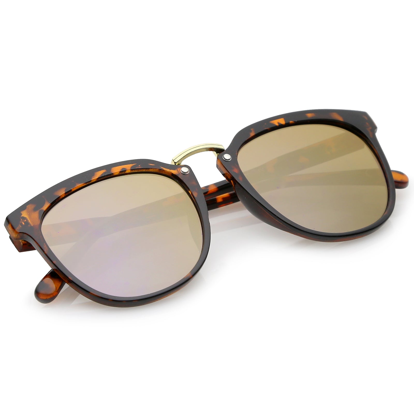 Tortoise-Gold / Purple Mirror