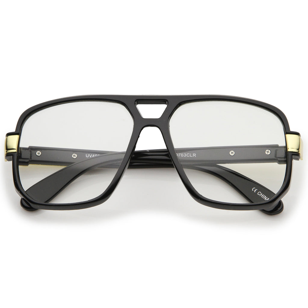 Shiny Black-Gold / Clear