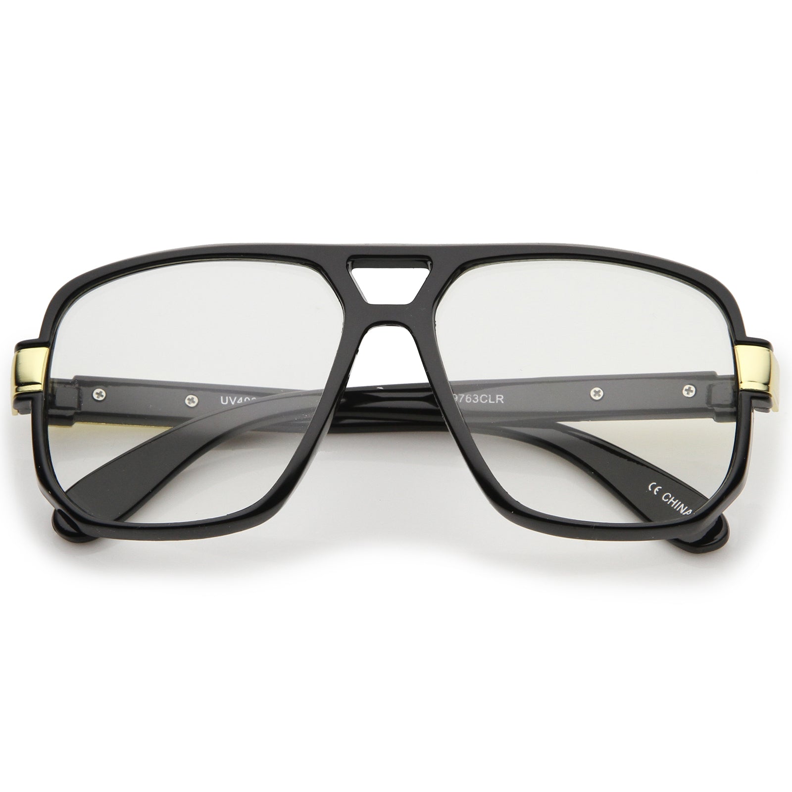 Shiny Black-Gold / Clear