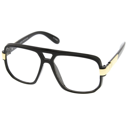 Shiny Black-Gold / Clear