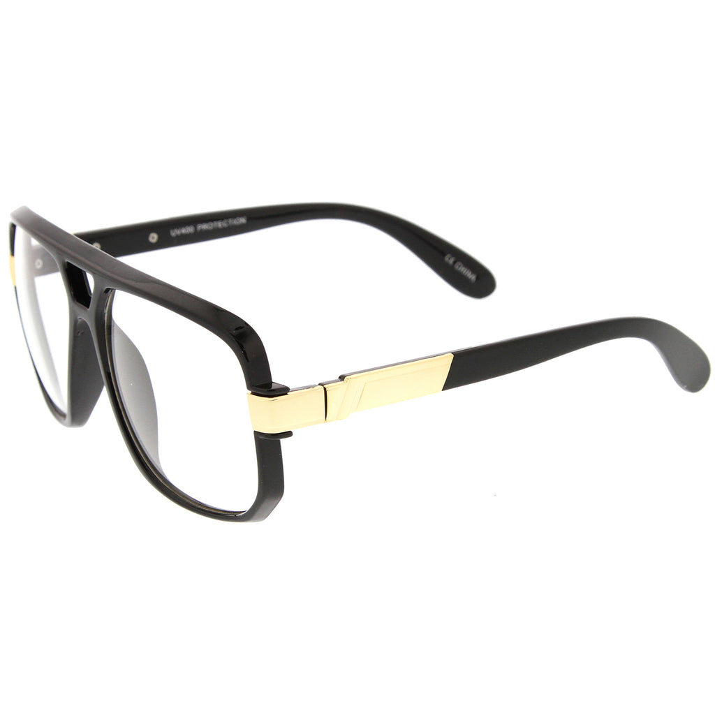 Shiny Black-Gold / Clear