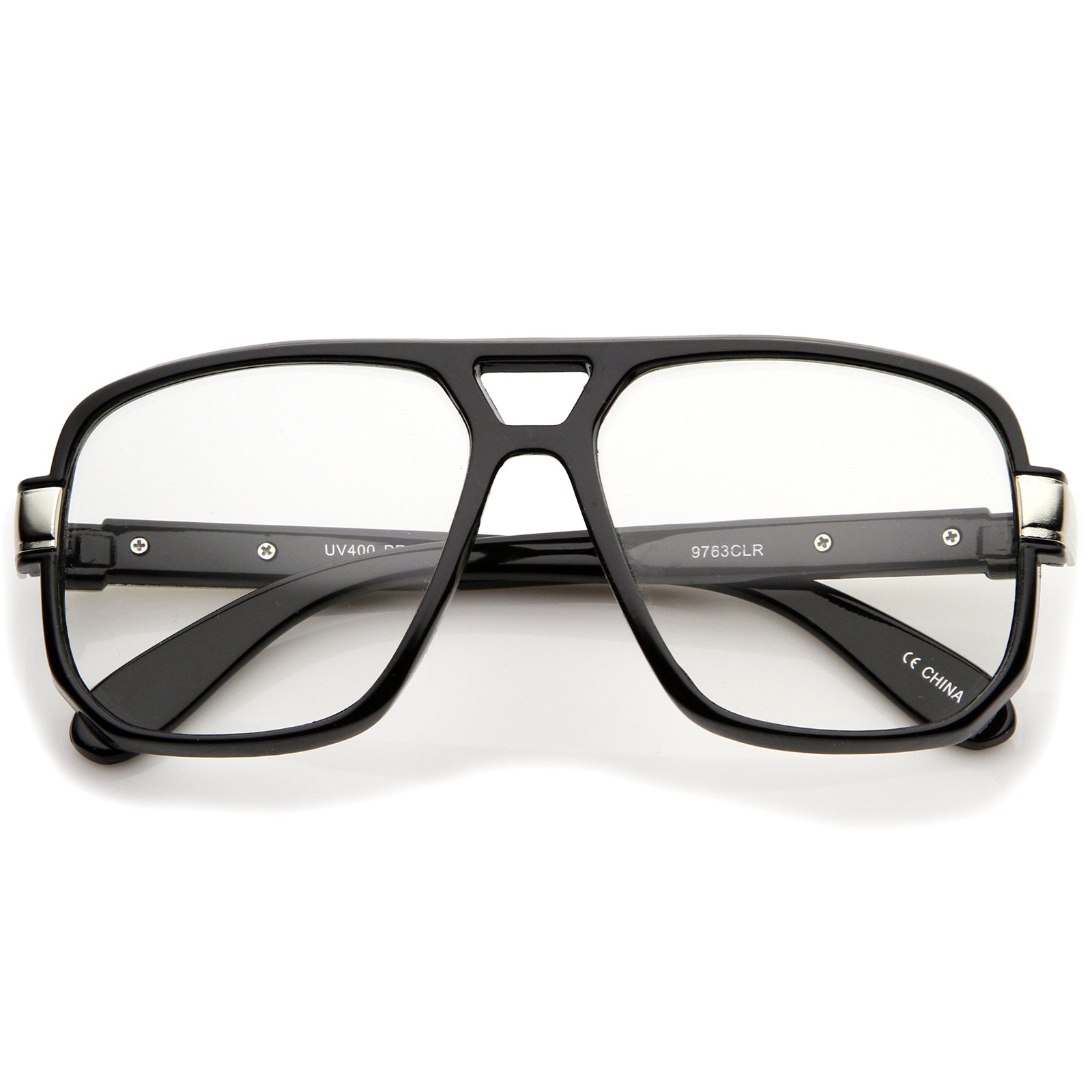 Black-Silver / Clear