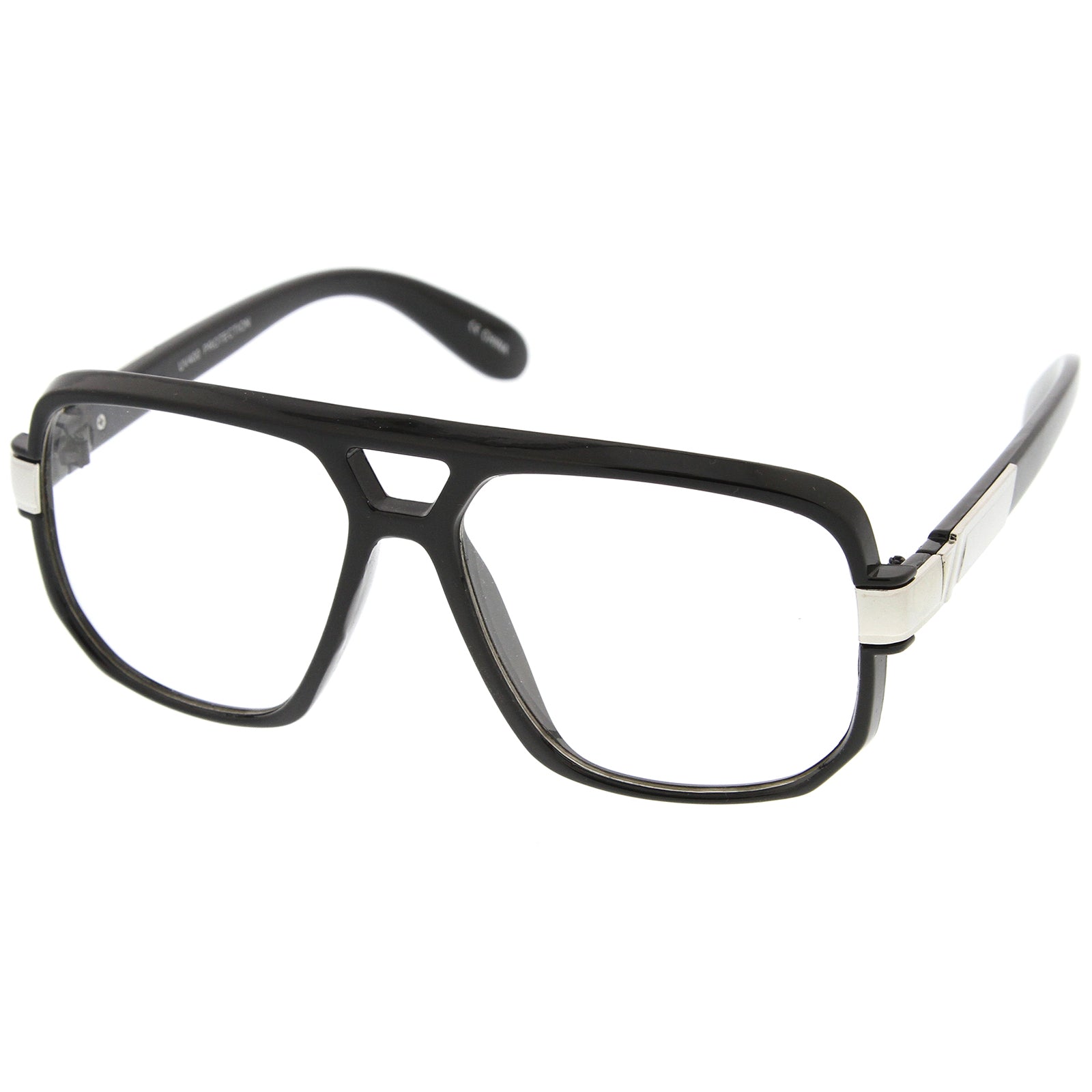 Black-Silver / Clear