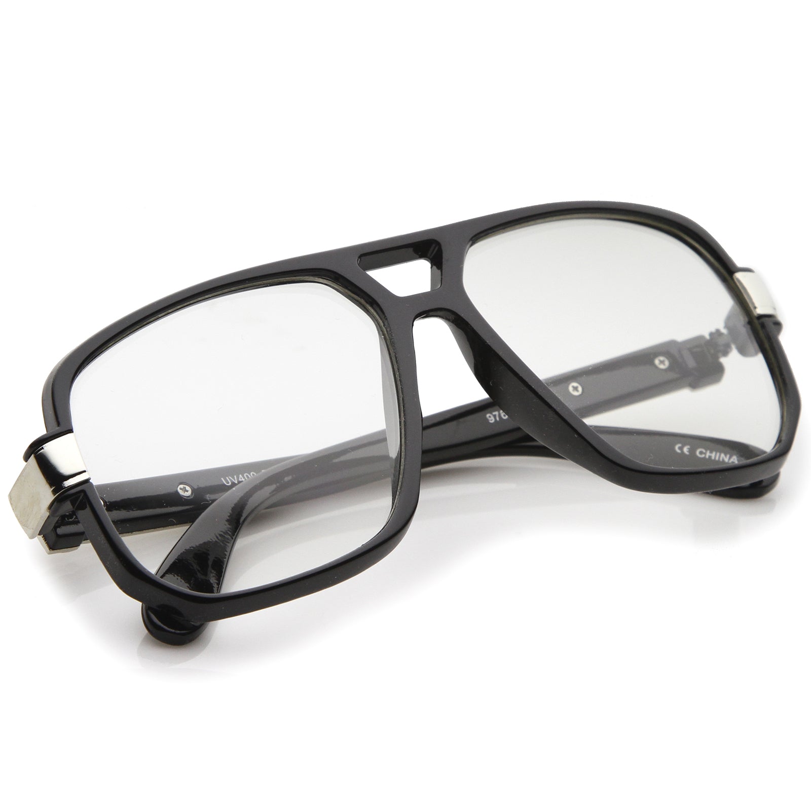 Black-Silver / Clear