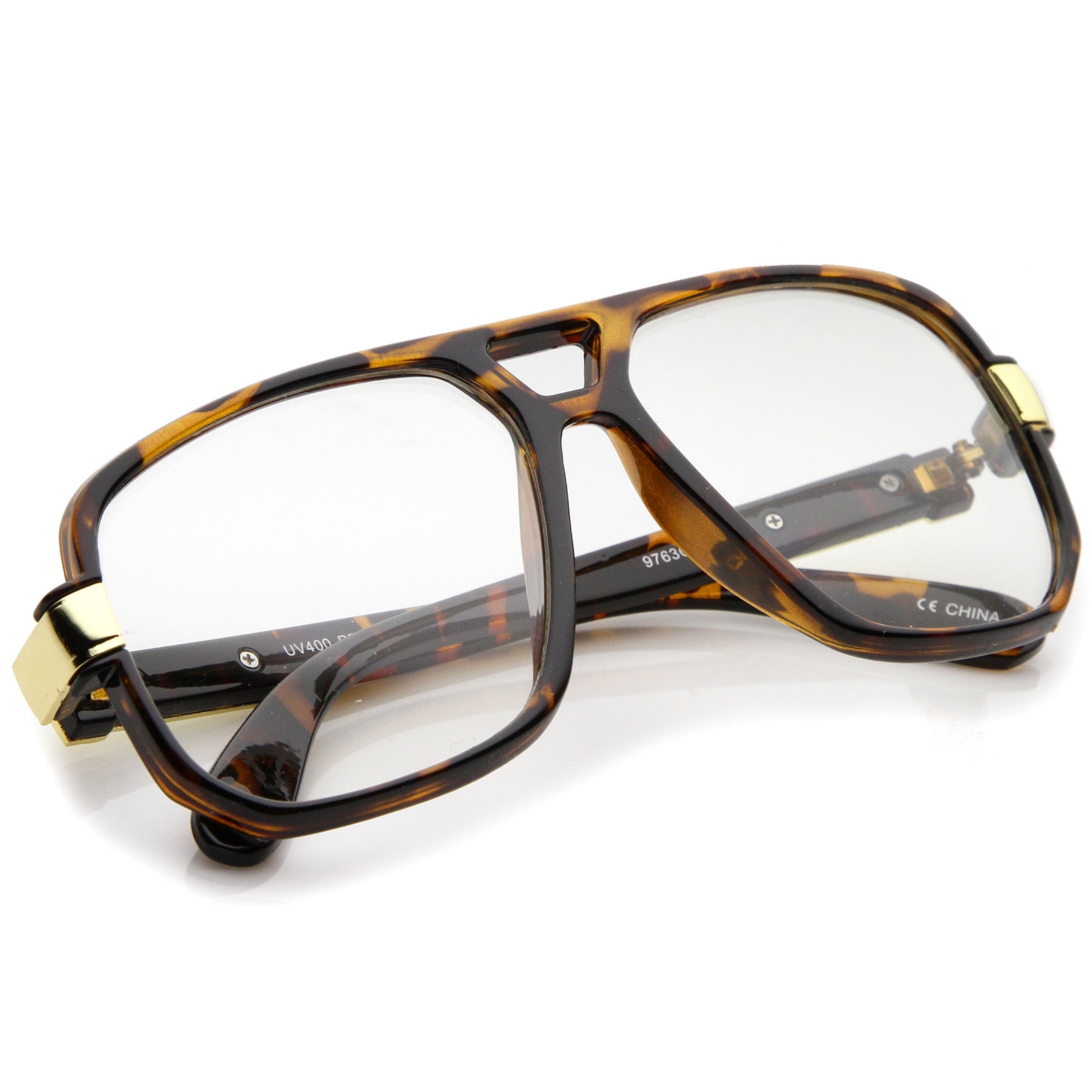 Tortoise-Gold / Clear