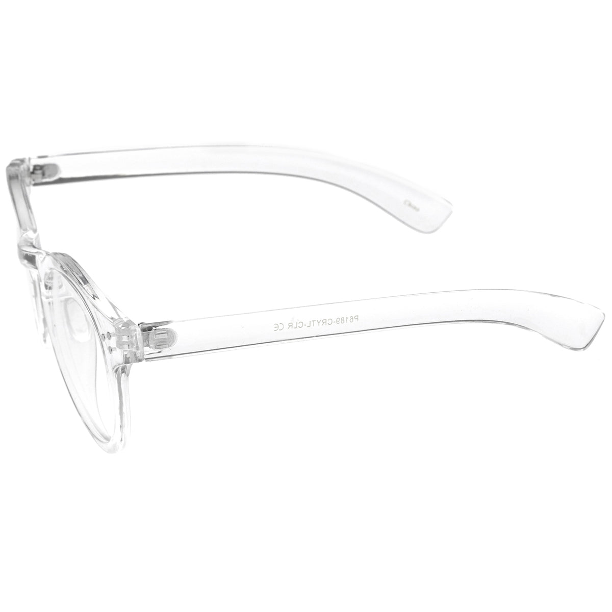 Classic Translucent Wide Temple Round Clear Lens P3 Round Eyeglasses 5 Sunglassla 