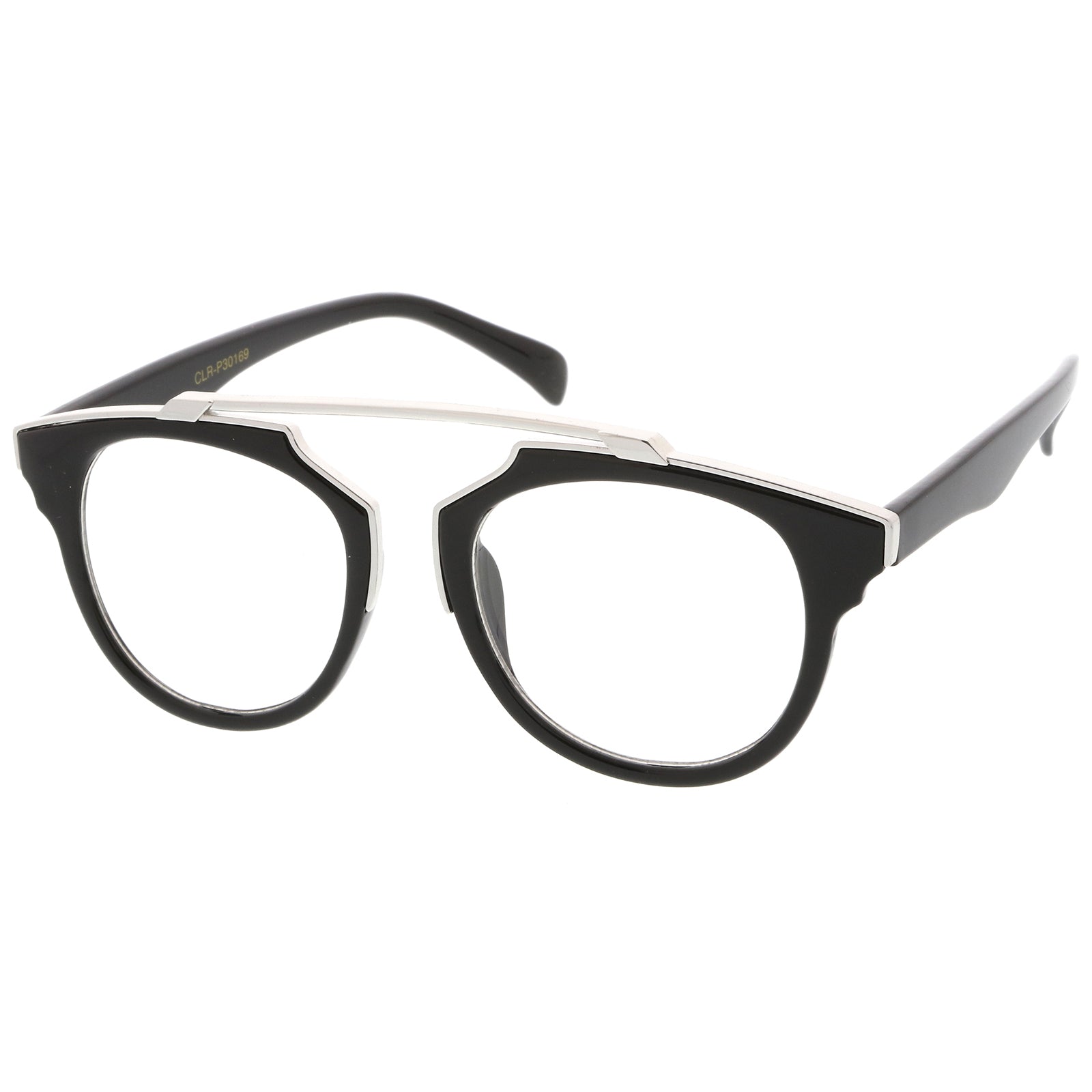 Black-Silver / Clear
