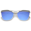 Silver / Blue Mirror