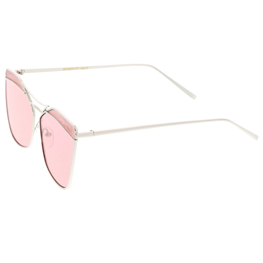 Silver / Pink Mirror