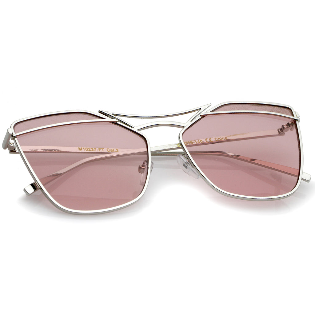 Silver / Pink Mirror