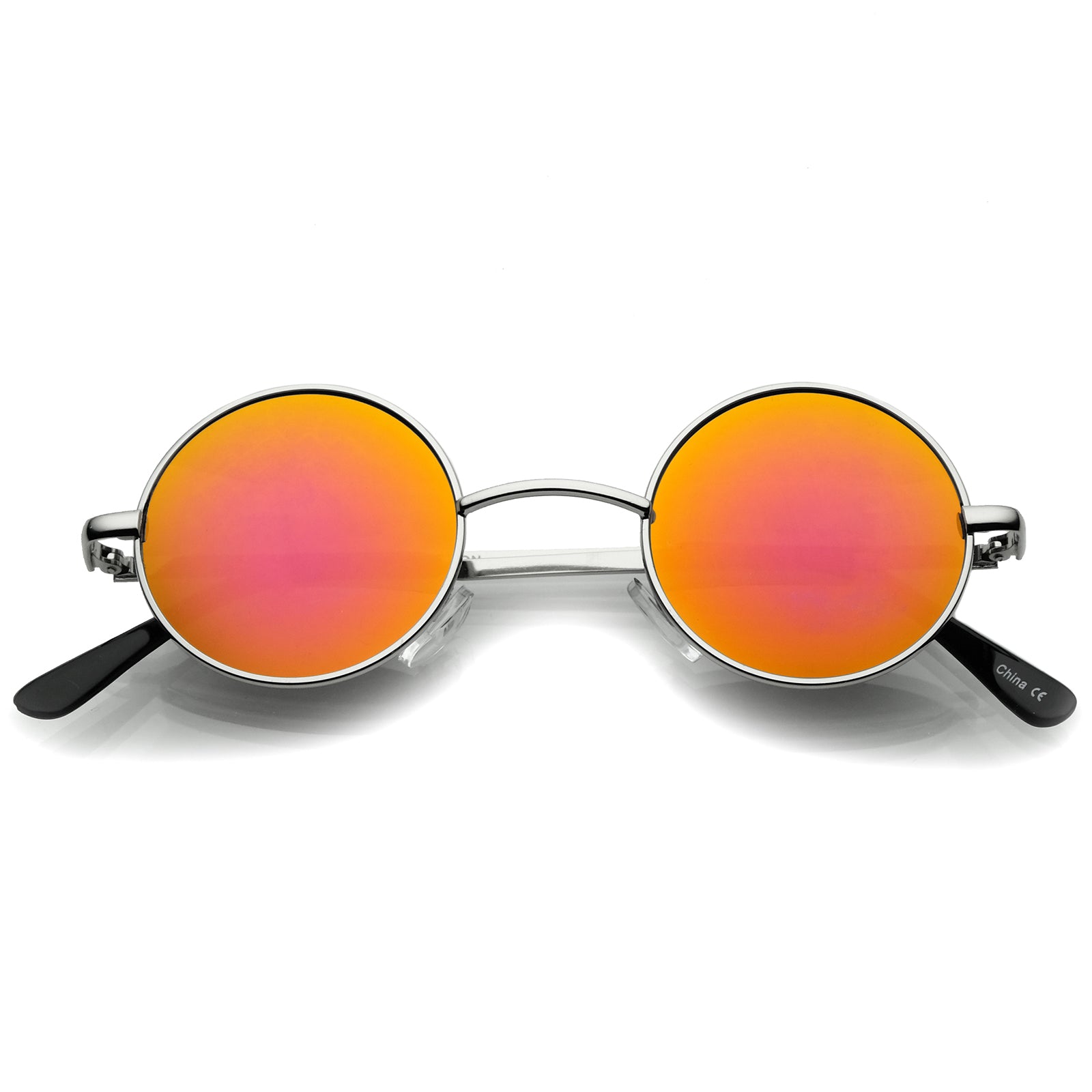 Silver / Magenta-Orange Mirror