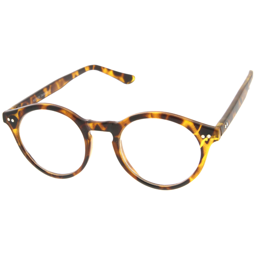 Matte Yellow-Tortoise / Clear