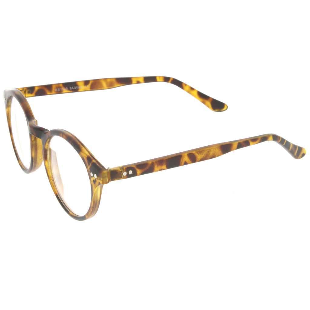 Matte Yellow-Tortoise / Clear