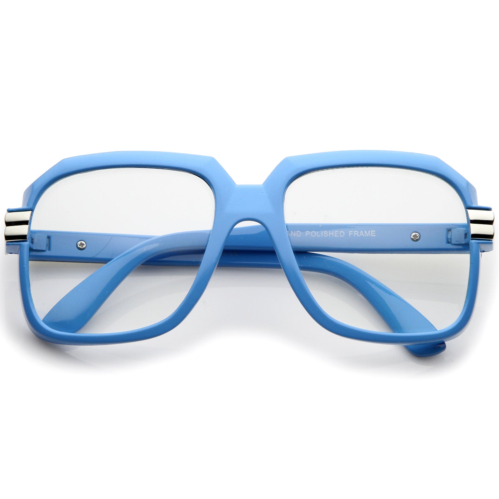 Blue-Silver / Clear