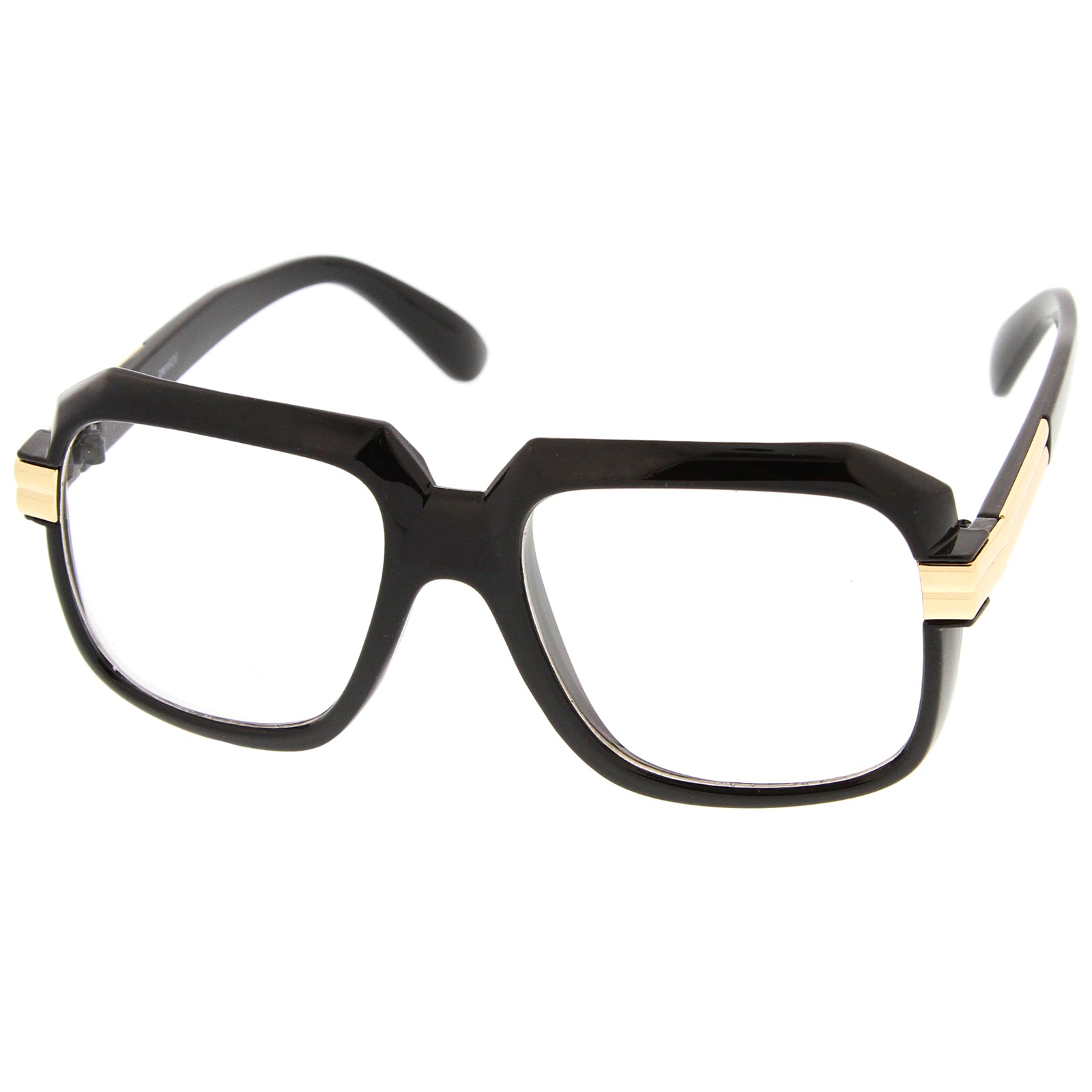 Shiny Black-Gold / Clear