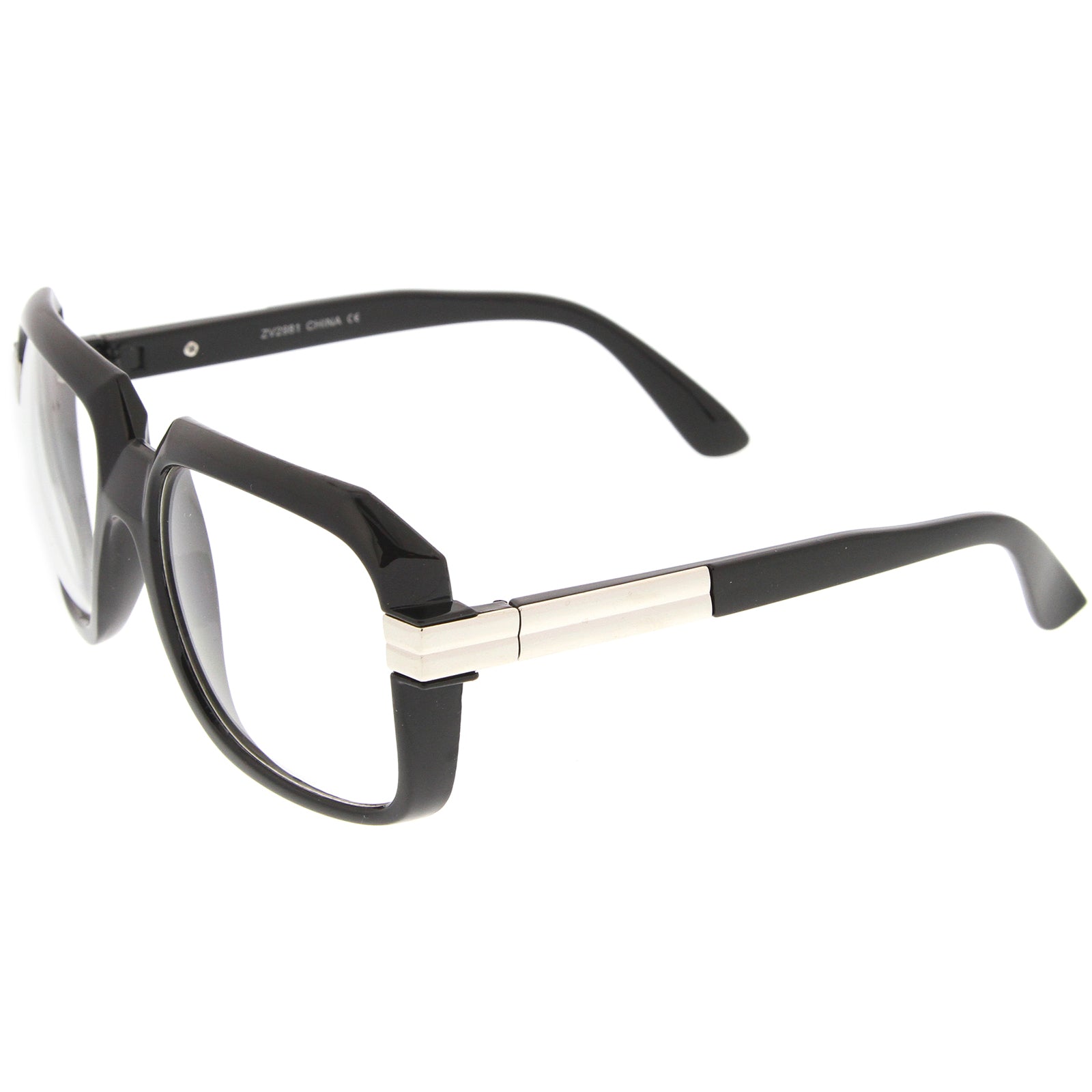 Shiny Black-Silver / Clear
