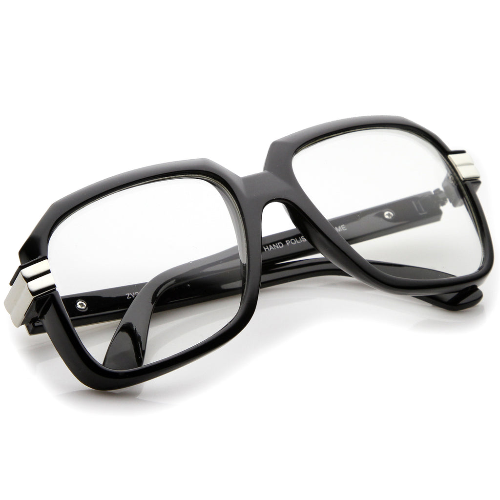 Shiny Black-Silver / Clear